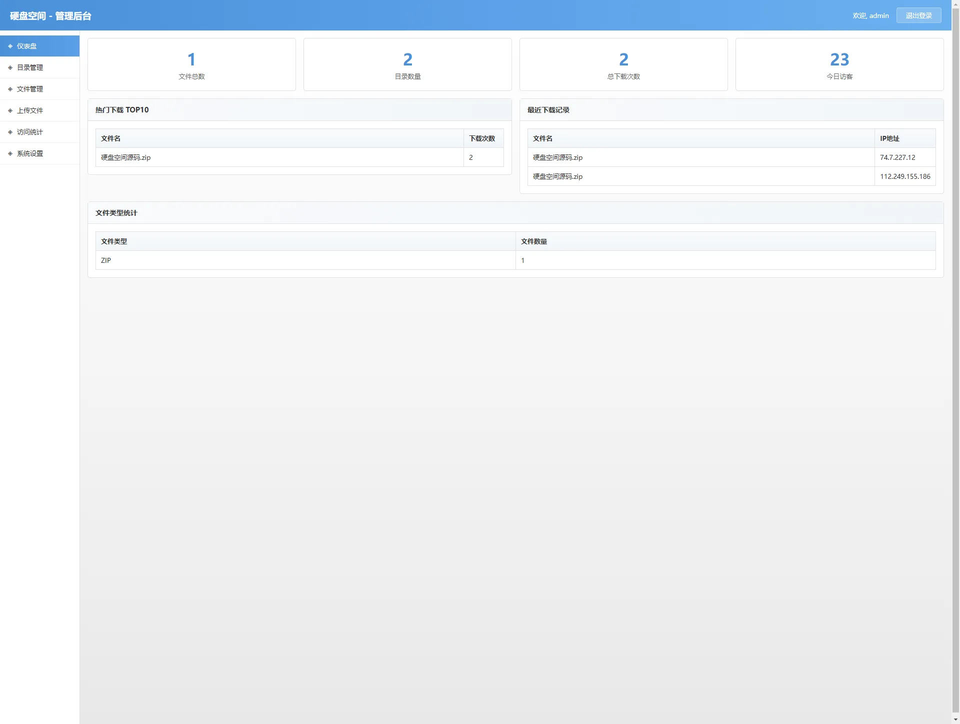 免费开源，一款个人网盘系统源码