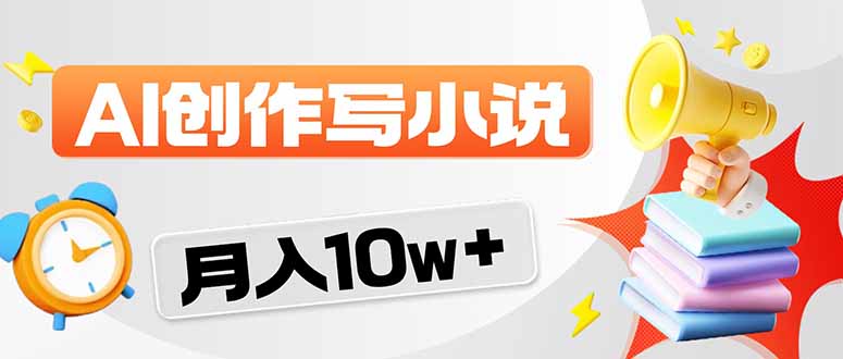 2026风口项目AI写小说 轻松实现月入10w+-星宇博客-创造无限价值!