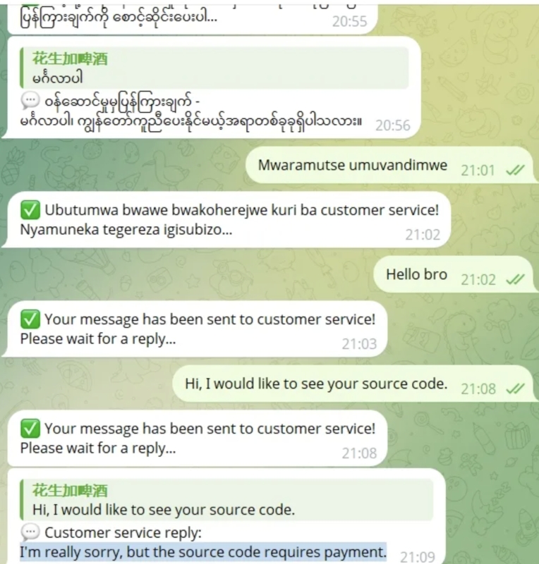 tgAI全自动翻译智能人工客服 客服机器人源码 带视频搭建教程-星宇博客