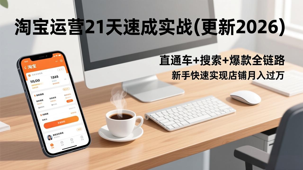 淘宝运营21天速成实战(更新3月-星宇博客-创造无限价值!