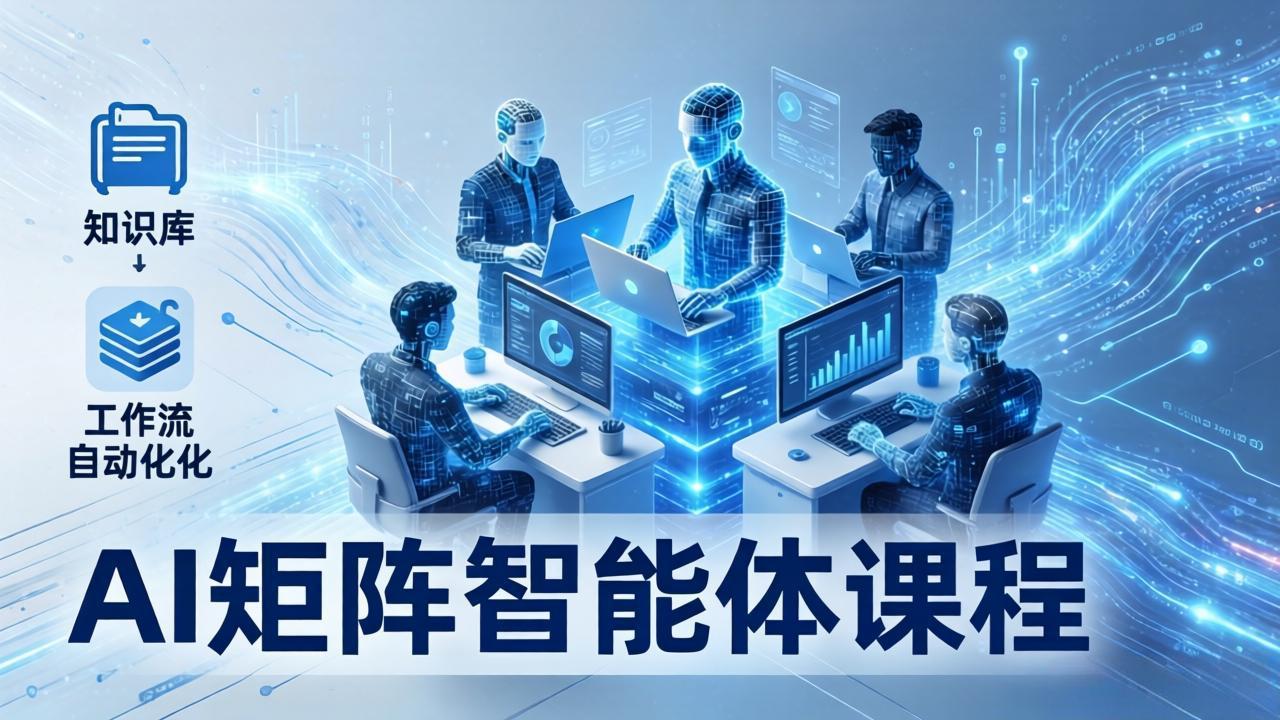 AI矩阵智能体实战：100个数字员工批量生产内容，文本知识库+工作流自动化全搞定-星宇博客