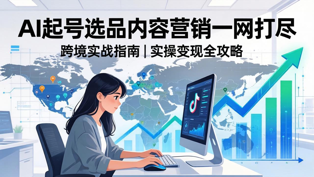2026 TikTok 跨境AI实操：从零基础到变现全流程，AI起号选品内容营销一网打尽-星宇博客-创造无限价值!