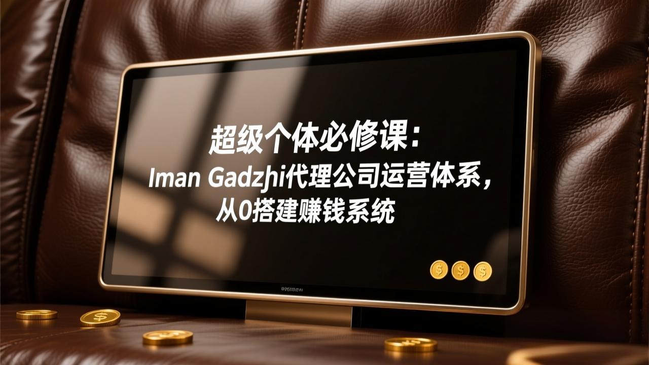 超级个体必修课：Iman Gadzhi代理公司运营体系，从0搭建赚钱系统-星宇博客
