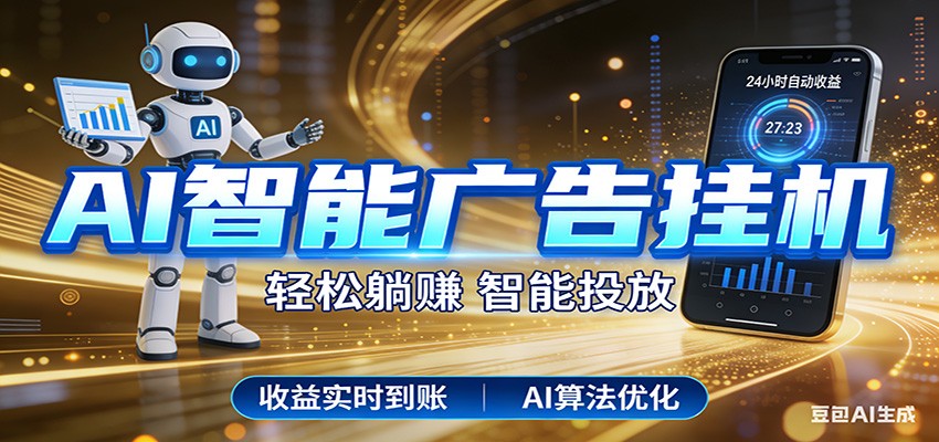 智能广告挂机新时代，利用碎片化时间实现稳定被动收益，AI帮你持续盈利-星宇博客