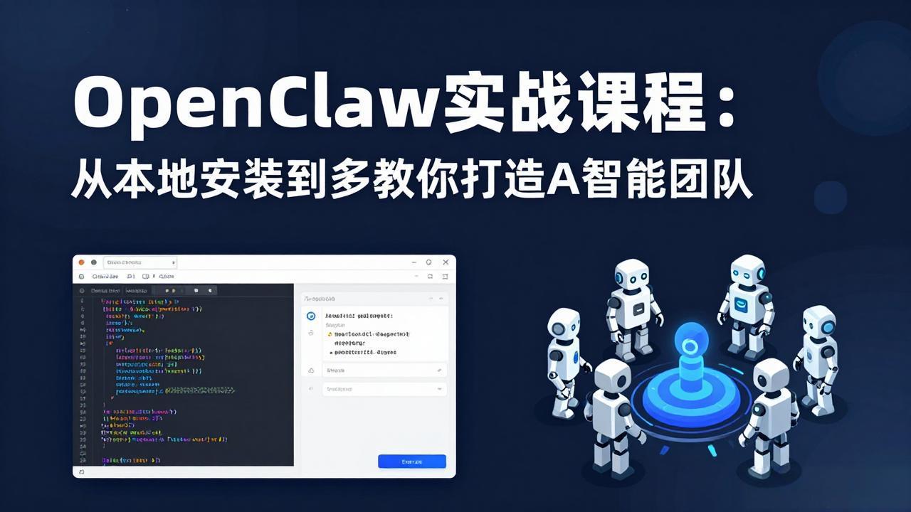 OpenClaw实战课程：从本地安装到多Agent协同，手把手教你打造AI智能团队-星宇博客